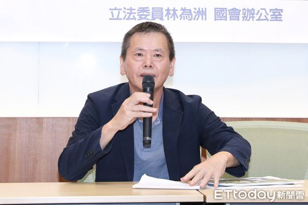 ▲▼立委林為洲召開「民進黨手伸全運會，歌功頌「德」為競選」記者會。（圖／記者屠惠剛攝）