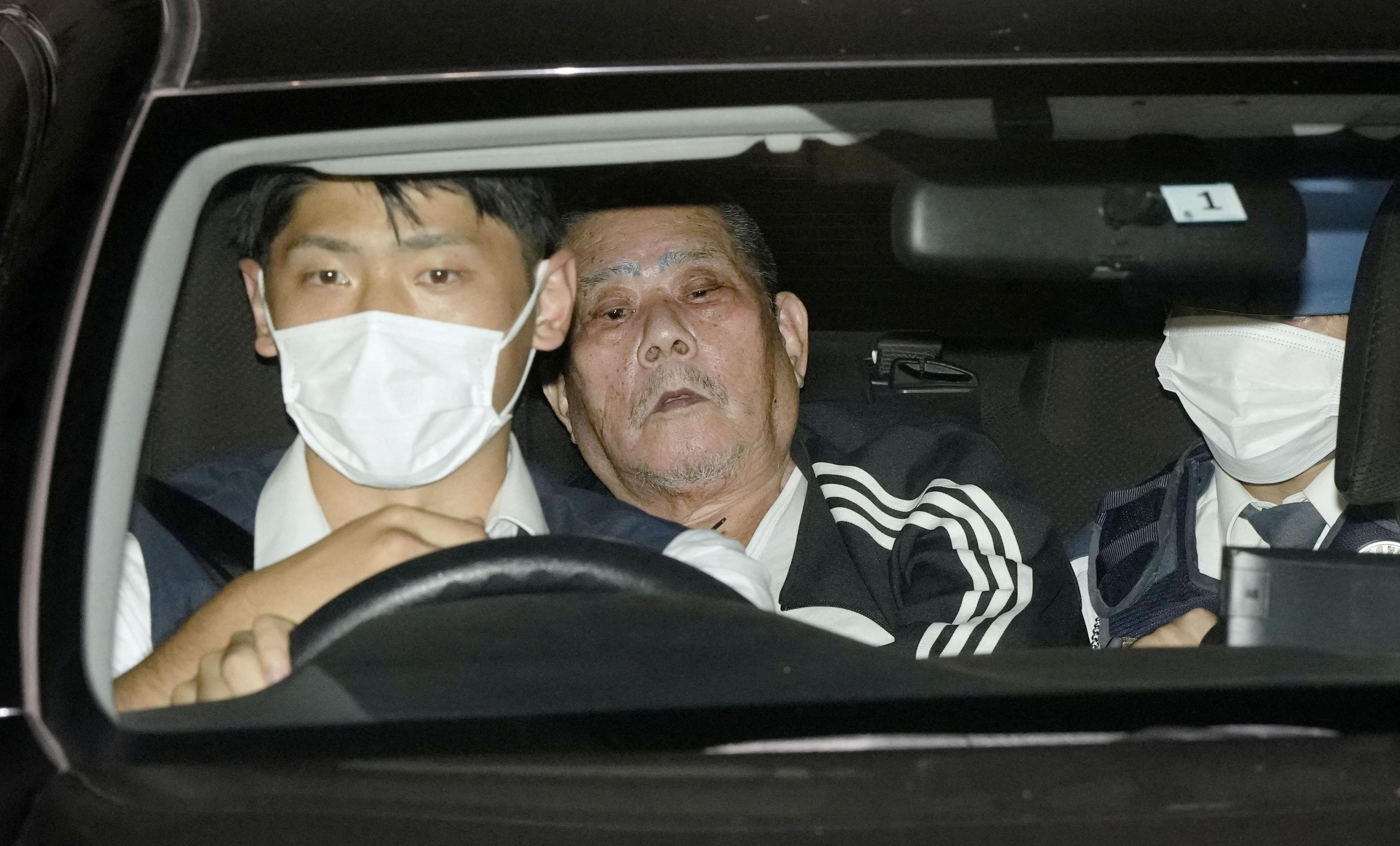 ▲日本埼玉縣86歲男嫌鈴木常雄被警方逮捕。（圖／路透）