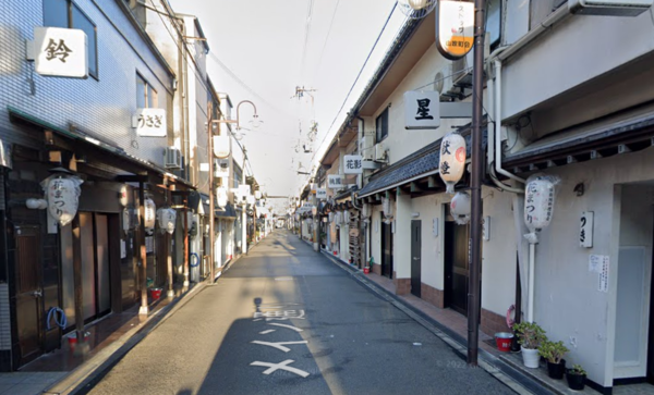 ▲▼大阪「飛田新地」。（圖／翻攝Google地圖）