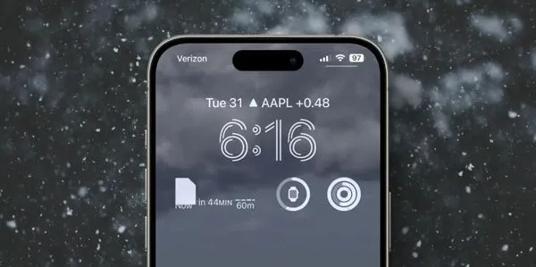 ▲天氣無法顯示下雪圖示。（圖／9to5mac）