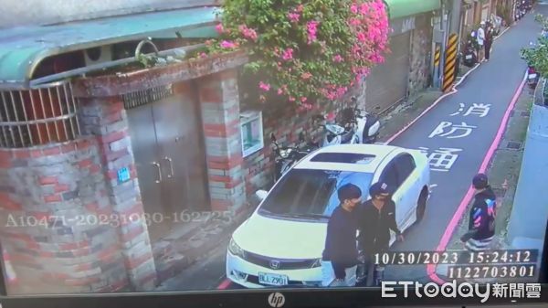 ▲▼黃男與4名友人分乘2部車到永和區砸車，警方循線逮捕黃、林2人，起獲犯案工具             。（圖／記者陳以昇翻攝）