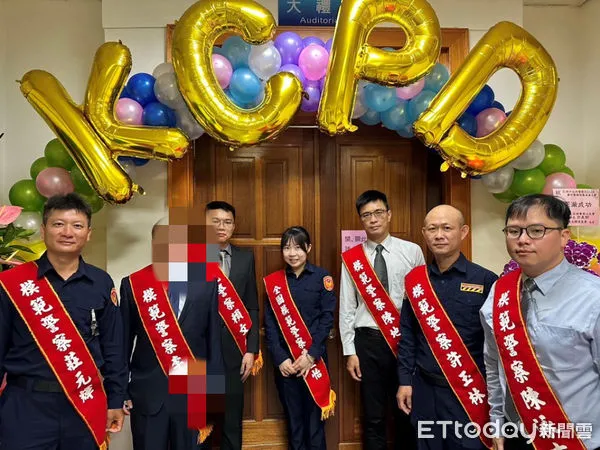 ▲▼新興分局李姓員警             。（圖／記者陳宏瑞翻攝）