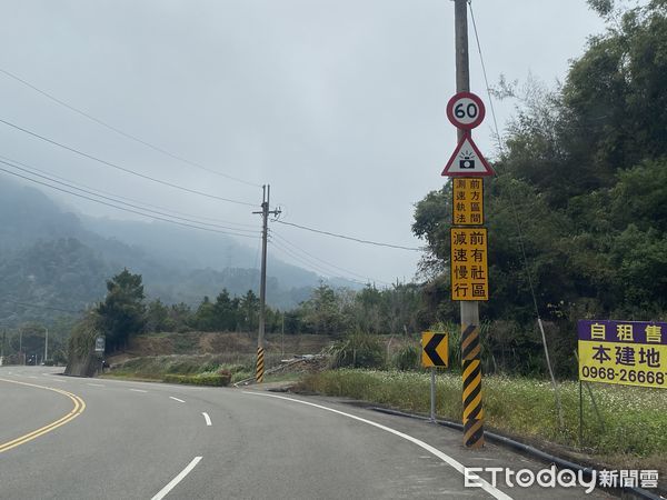 ▲▼台三線苗栗三灣、獅潭路段因彎道多車禍事故頻傳，警方以區間測速限制超速。（圖／苗栗縣警局交通隊提供）