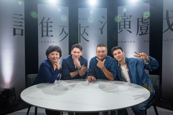 ▲▼温昇豪(左二起)、李銘順及鳳小岳三位極有男人味的演員，接受鏡電視節目《誰來演戲之圓桌對談》訪問，左為主持人王琄。（圖／鏡電視提供）