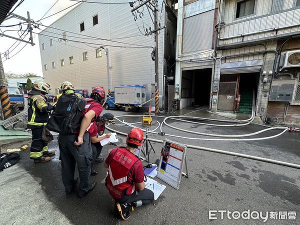 ▲▼  桃園工廠大火  。（圖／記者沈繼昌翻攝）