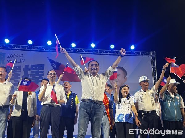 ▲國民黨徵召雲林海線立法委員參選人丁學忠今成立競選總部。（圖／記者蔡佩旻翻攝）