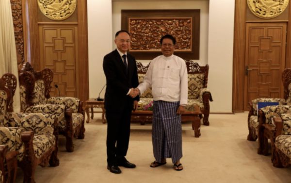 ▲▼大陸外長助理農融訪問緬甸。（圖／翻攝陸外交部）