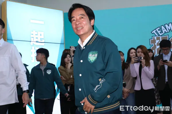 ▲民進黨總統參選人賴清德出席競選總部組織架構公布記者會。（圖／記者林敬旻攝）