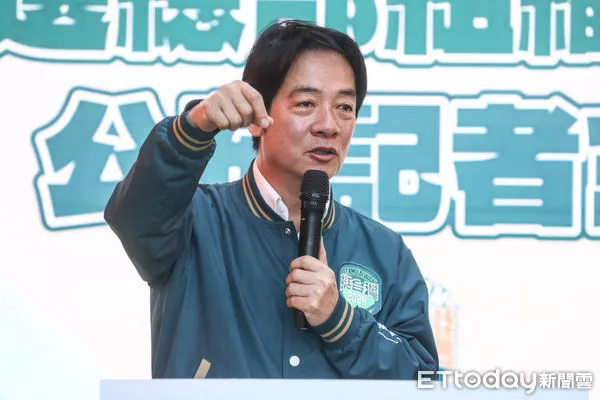 ▲民進黨總統參選人賴清德出席競選總部組織架構公布記者會。（圖／記者林敬旻攝）