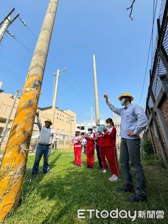 ▲台電雲林區營業處舉辦小小電力工程師活動。（圖／記者蔡佩旻翻攝）