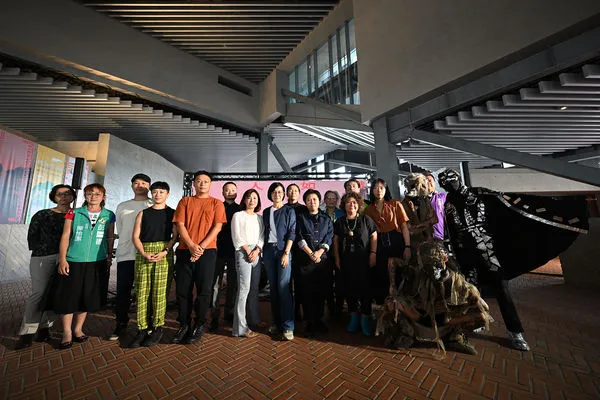 ▲新北美術館移地行動「游人如織」。（圖／新北市文化局提供）