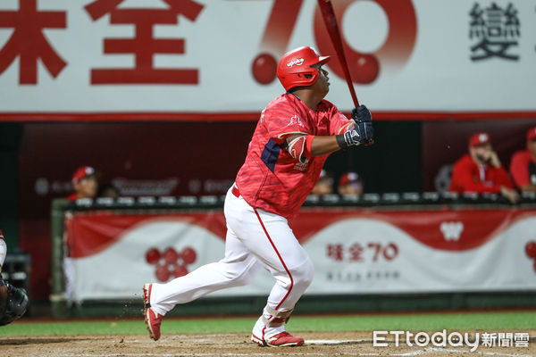 ▲味全龍瑪仕革斯.俄霸律尼。（圖／記者林敬旻攝）