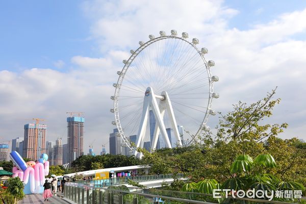 ▲考察深圳歡樂港灣經驗 謝國樑：打造港景兒童樂園。（圖／記者郭世賢翻攝）