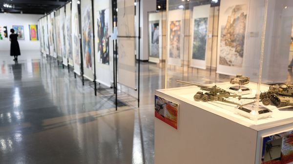 ▲「黃埔建軍/建校百年」暨國家藝術聯盟菁英展　