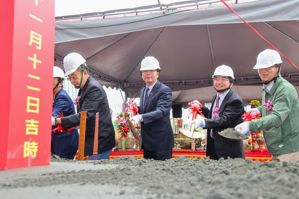 ▲新北果菜市場冷鏈物流中心開工。（圖／新北市新聞局提供）