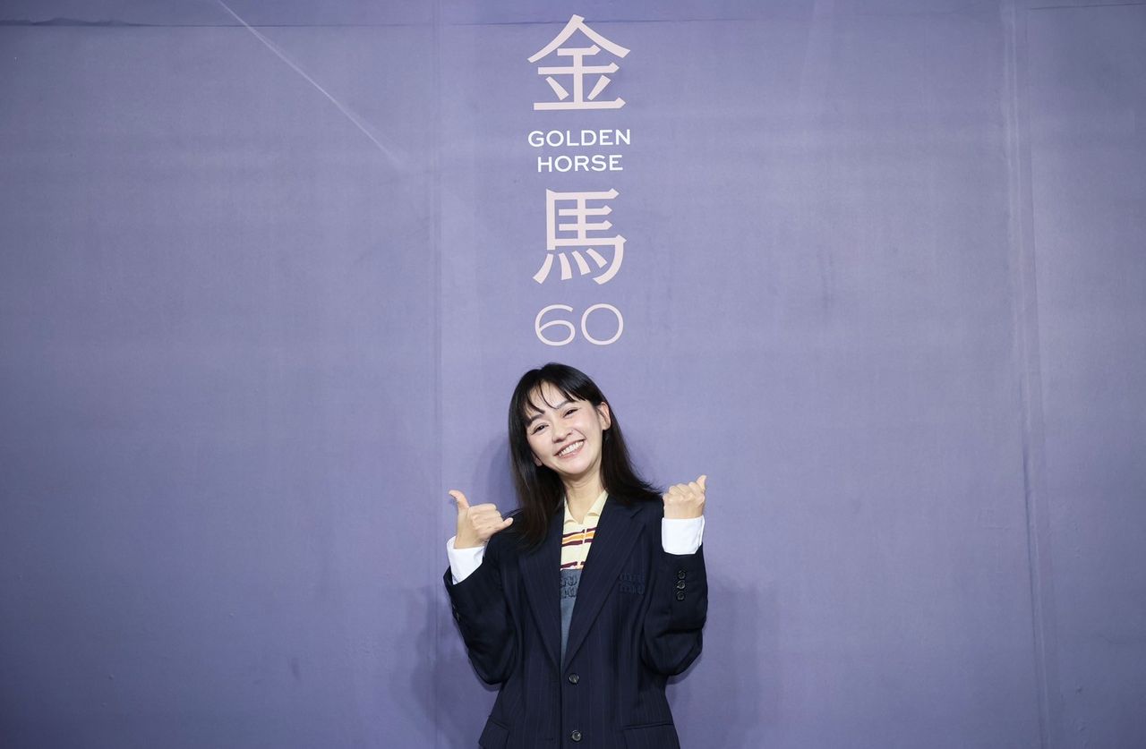 ▲《小曉》監製葉如芬、王小茵、導演靳家驊、演員陳意涵、林品彤、劉俊謙。（圖／金馬執委會提供）