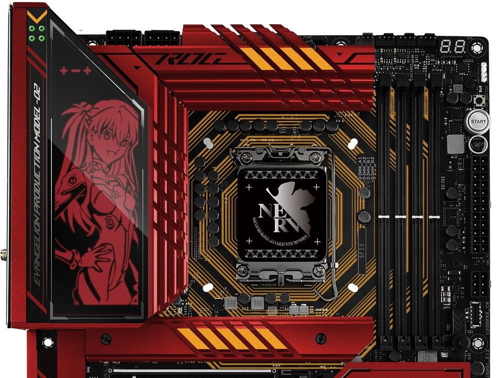 ROG x Evangelion EVA CoBranded Motherboard Typo Limited Edition or