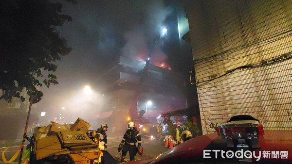 ▲▼南京東路五段火警。（圖／記者黃彥傑攝）