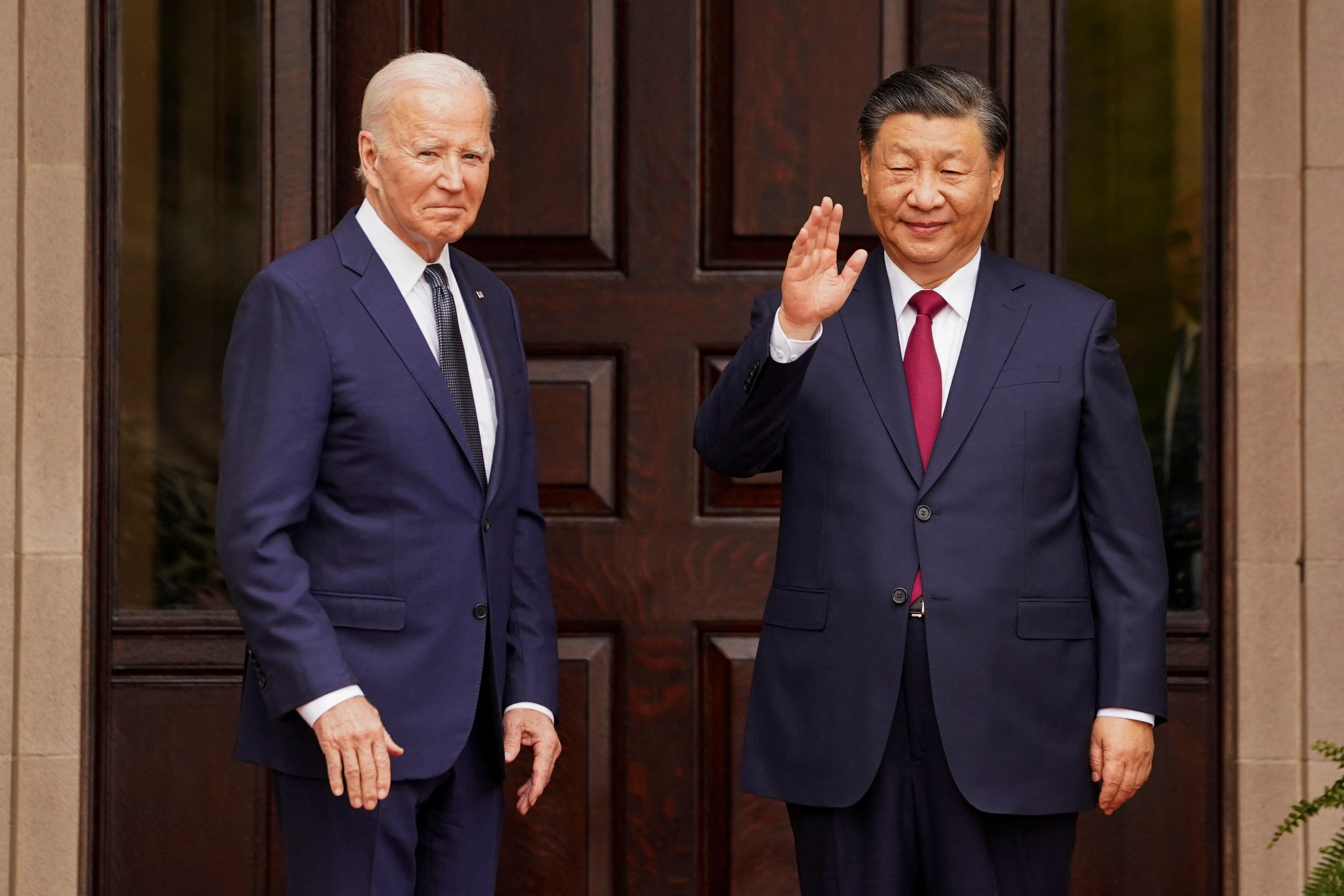 ▲美國總統拜登與中國國家主席習近平會晤。（圖／路透）