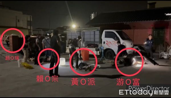 ▲警方在彰化社頭某三合院逮捕游男製毒集團查扣大批半成品。（圖／記者張君豪翻攝）