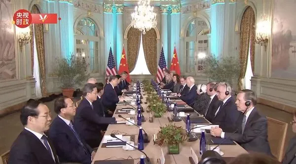 ▲▼ 習拜會、舊金山舉行            。（圖／翻攝 央視）