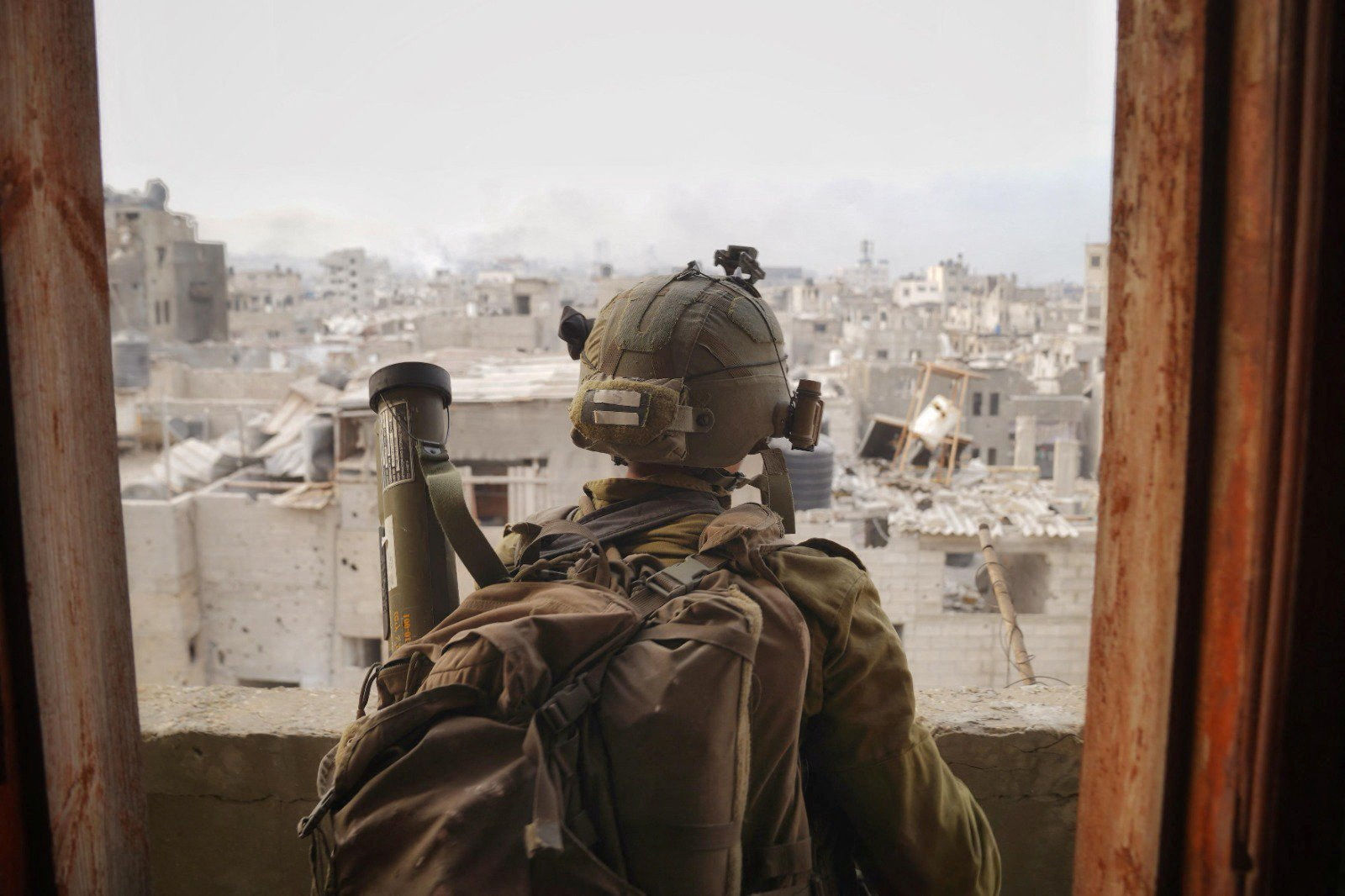 ▲一名以色列士兵在加薩走廊執行任務。（圖／路透）