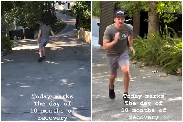 ▲距離受傷剛過10個月，傑瑞米雷納現在已經能夠跑跳。（圖／翻攝自Instagram／Jeremy Renner）