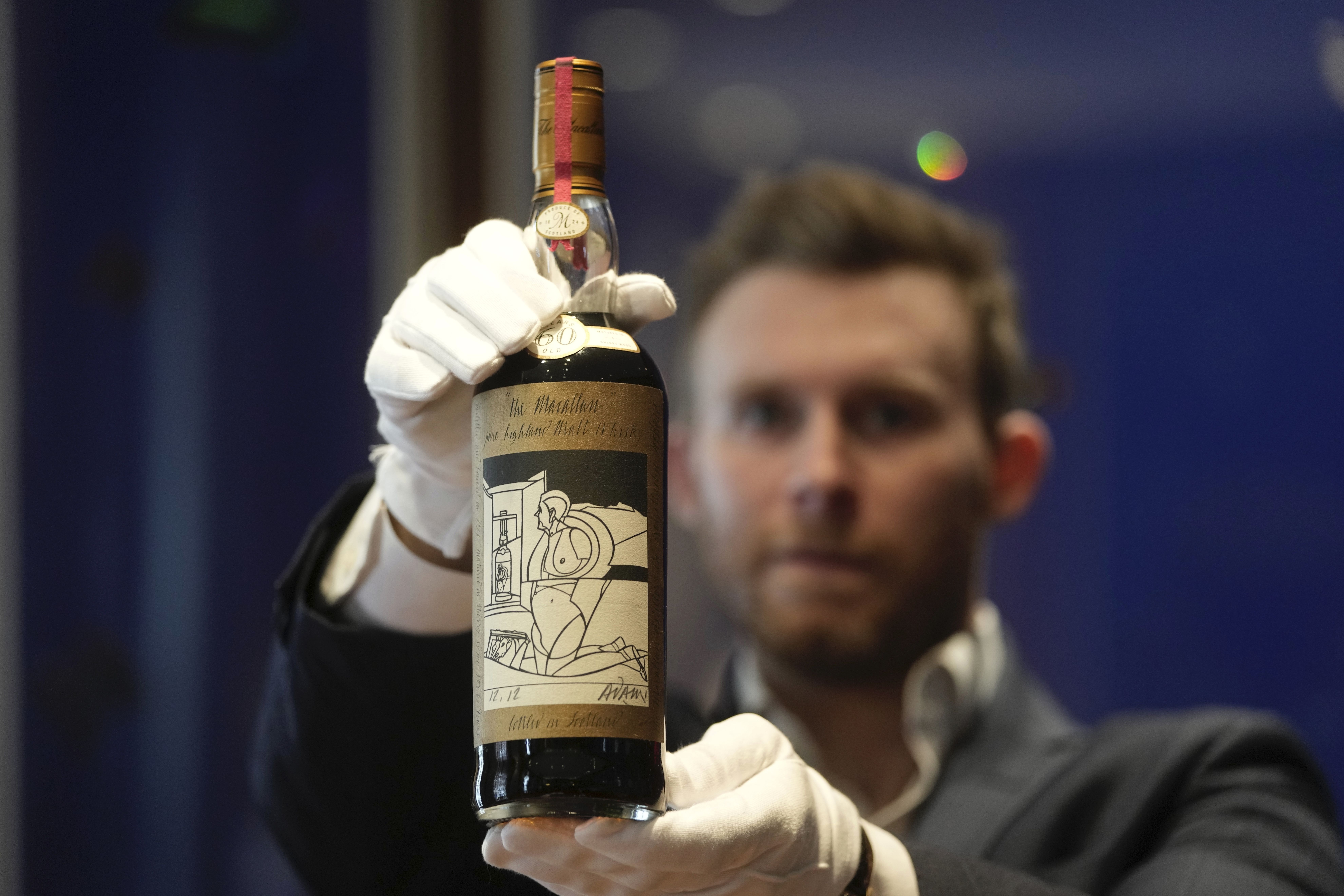 ▲▼ 蘇格蘭麥卡倫1926威士忌以218萬7500英鎊成交。（圖／達志影像／美聯社）