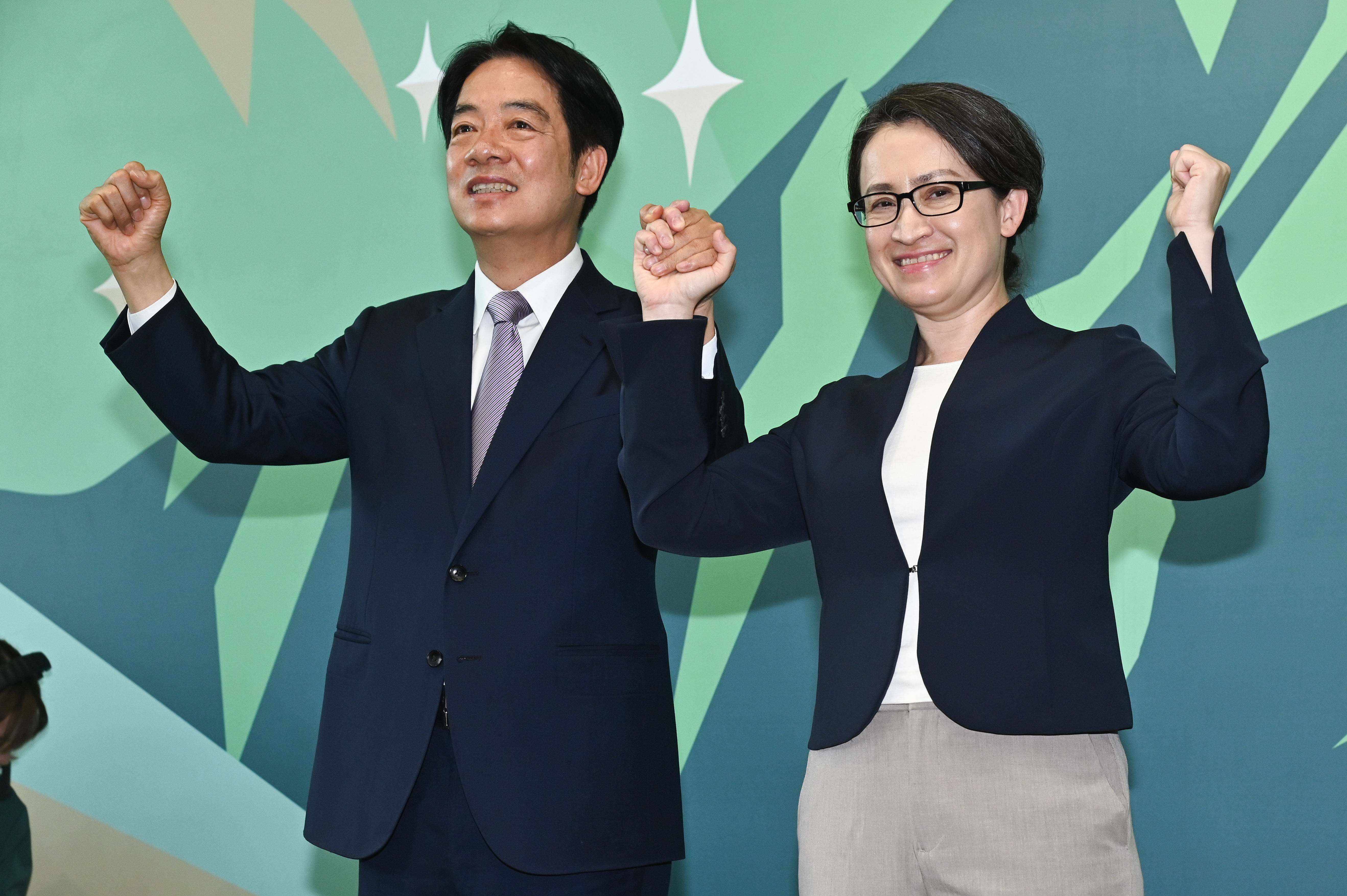 ▲▼民進黨總統參選人賴清德今日公布副手人選由駐美代表蕭美琴出任。（圖／記者李毓康攝）