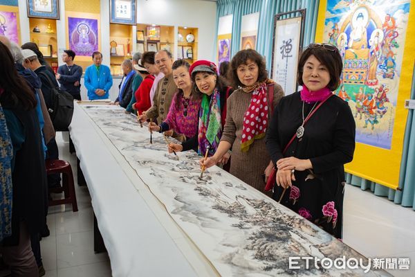 ▲淨耀法師七秩「佛緣 墨緣」書畫展           。（圖／中國佛教會提供，下同）