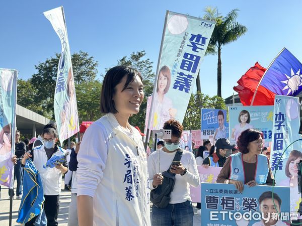 ▲▼國民黨高雄市立委候選人李眉蓁     。（圖／記者賴文萱攝）