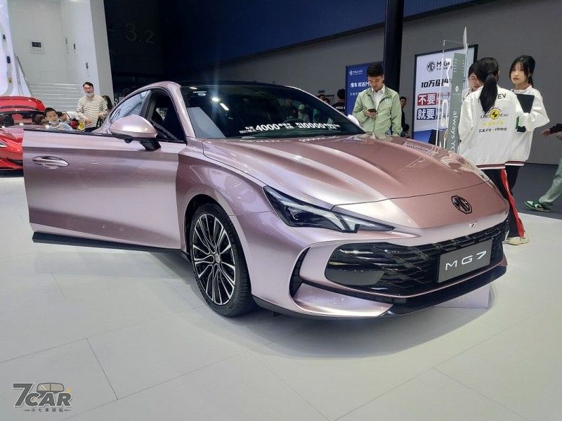 2023 廣州車展：MG7 實拍