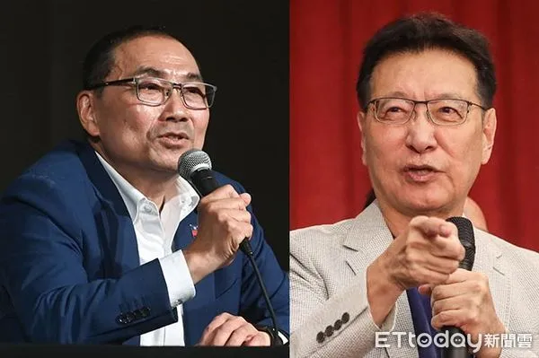 ▲▼國民黨總統參選人侯友宜、中廣董事長趙少康。（圖／記者李毓康攝／記者林敬旻攝）