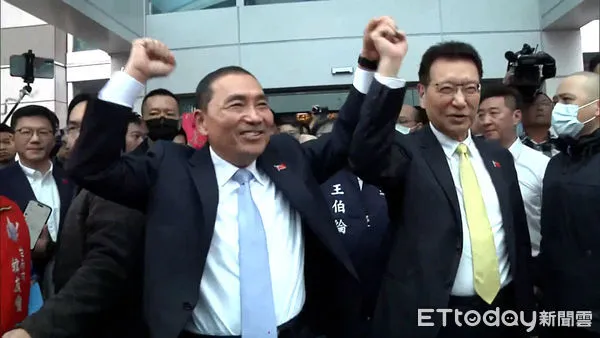 ▲▼國民黨召開正副總統提名人記者會，侯友宜、趙少康。（圖／記者陳家豪攝）