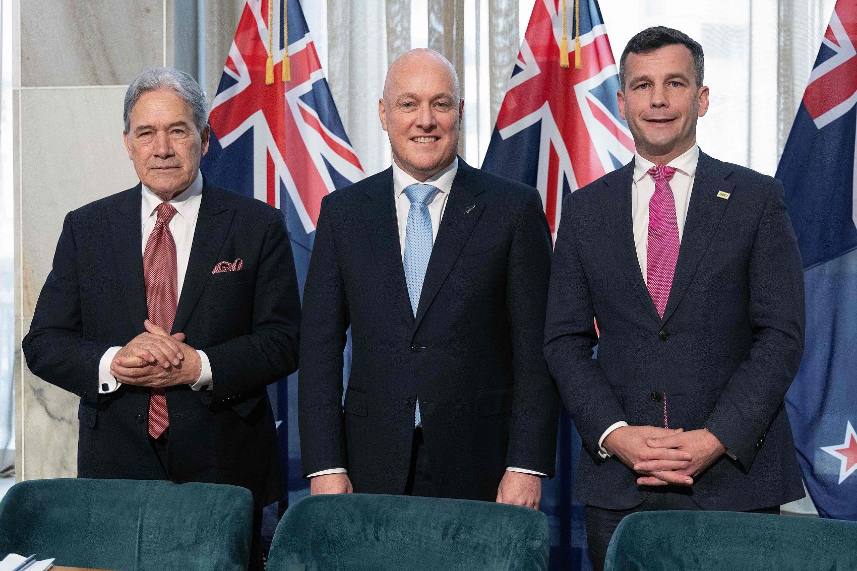 ▲▼  紐西蘭組3黨新聯合政府。（圖／CFP）