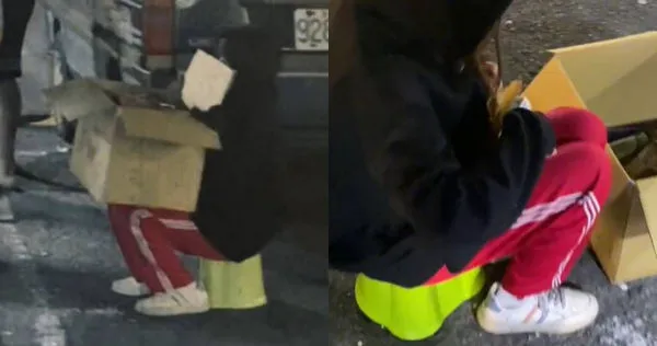 女孩獨自一人在夜市中賣零食，幫忙家裡分擔家計。（圖／翻攝TikTok, @tainan.salitilpia）