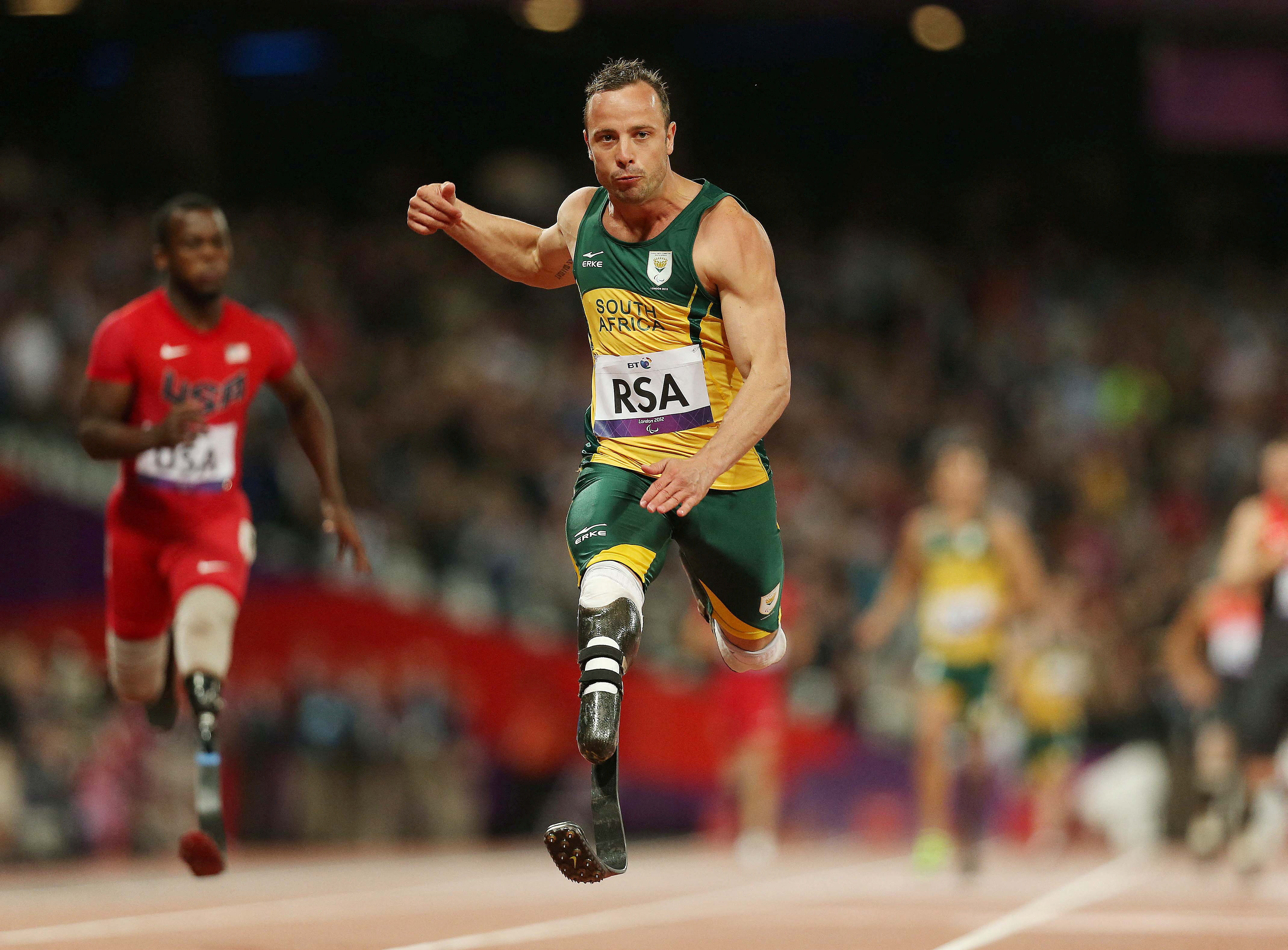 ▲▼帕拉林匹克運動會金牌選手「刀鋒跑者」佩斯托瑞斯（Oscar Pistorius）。（圖／路透）