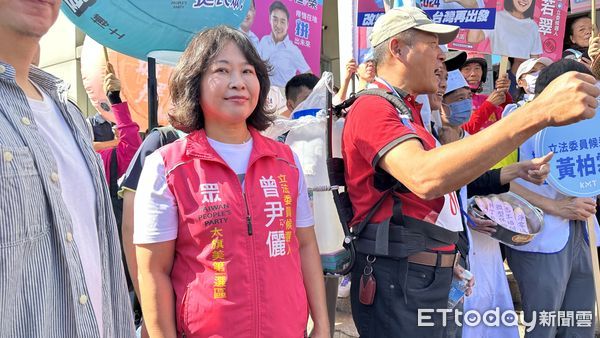 ▲▼民眾黨高雄市立委候選人曾尹儷  。（圖／記者賴文萱攝）