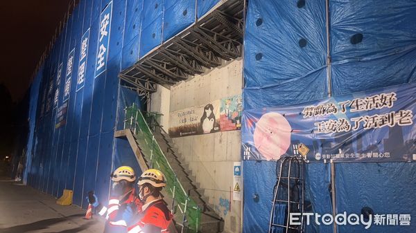 ▲北市「民生水資源再生中心暨下水道環境教育館新建工程」驚傳工安意外。（圖／記者邱中岳翻攝）