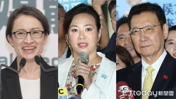 ▲▼民進黨副總統候選人蕭美琴、民眾黨副總統候選人吳欣盈、國民黨副總統候選人趙少康。（合成圖／ETtoday資料照）