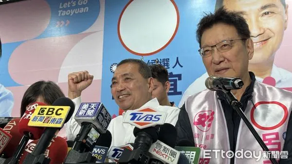 ▲▼  侯友宜、趙少康出席呂玉玲造勢    。（圖／記者崔至雲攝）