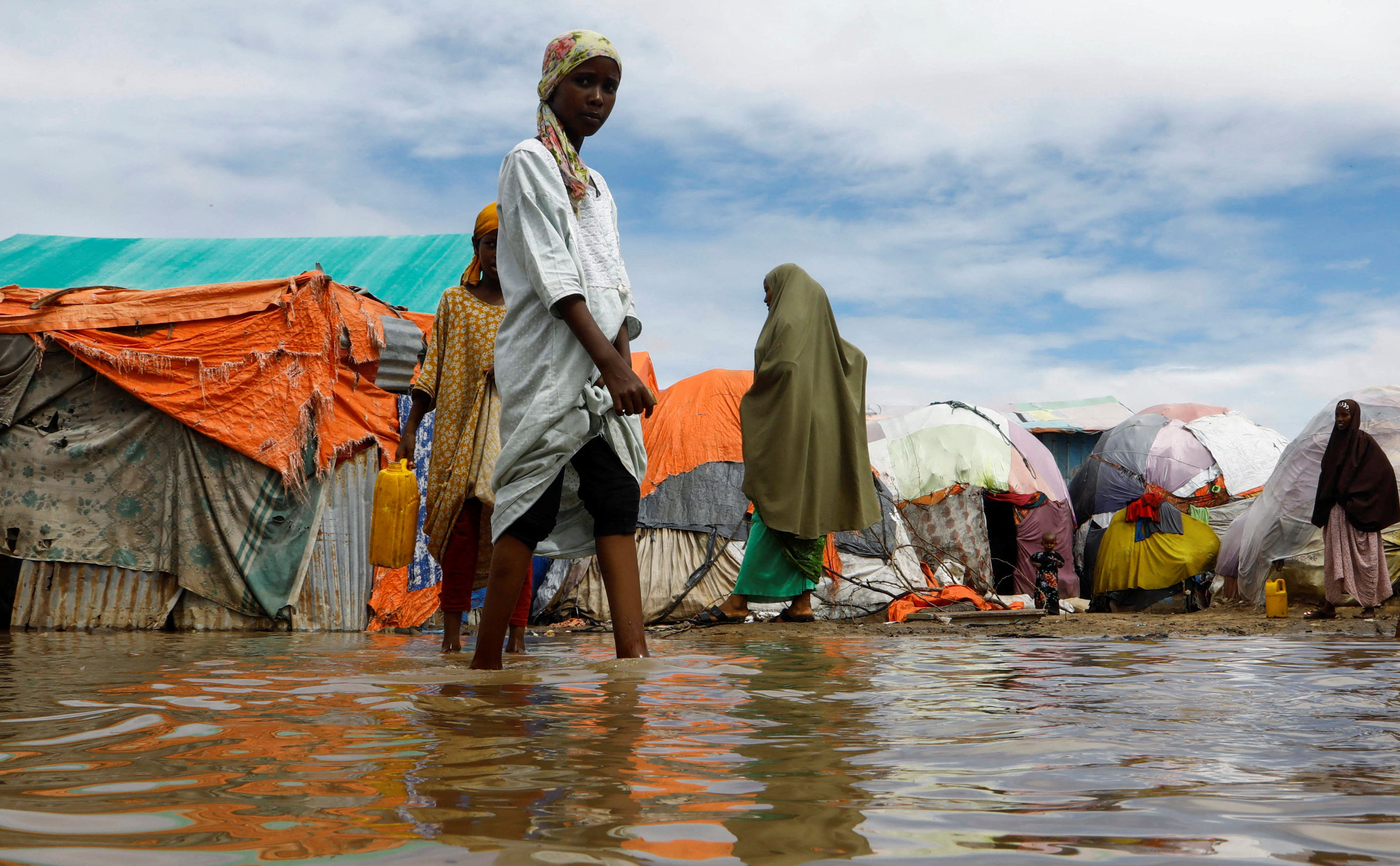 ▲索馬利亞洪災造成約70萬人流離失所。（圖／路透）