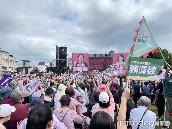 ▲▼賴清德 蕭美琴 花蓮縣競選總部成立大會。（圖／記者呂晏慈攝）