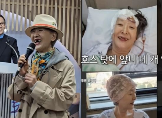 ▲尹石花長腦瘤。（圖／翻攝自YouTube／에덴교회 0691TV）