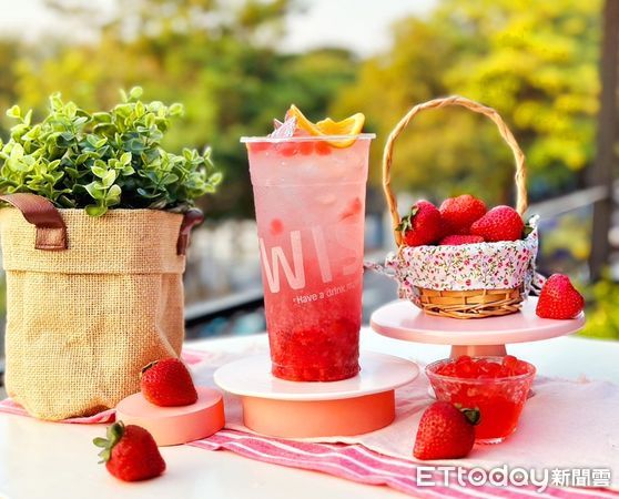 ▲▼Mr.Wish最新2款「雙果混搭」草莓飲品。（圖／Mr.Wish提供）