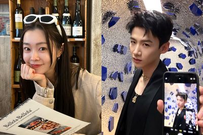 宋軼曬旅遊照「櫥窗映出白敬亭的臉」　火速刪同框圖仍被抓包