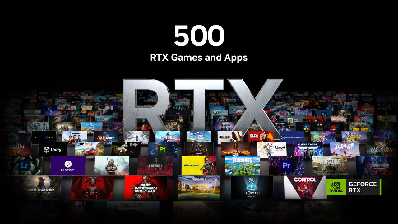 [情報]NVIDIA RTX支援遊戲破500款　今推電馭叛