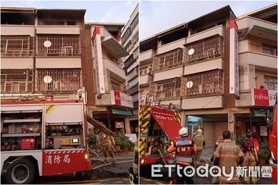快訊／台南民宅清晨起火！警消出動29人灌救　房內燒到一片漆黑