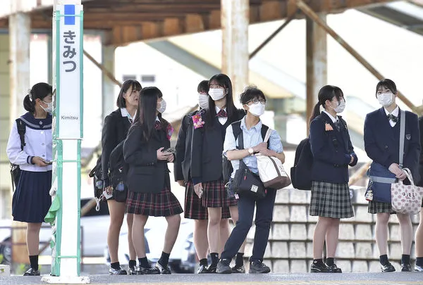 ▲▼日本千葉縣高中生。（圖／達志影像／美聯社）
