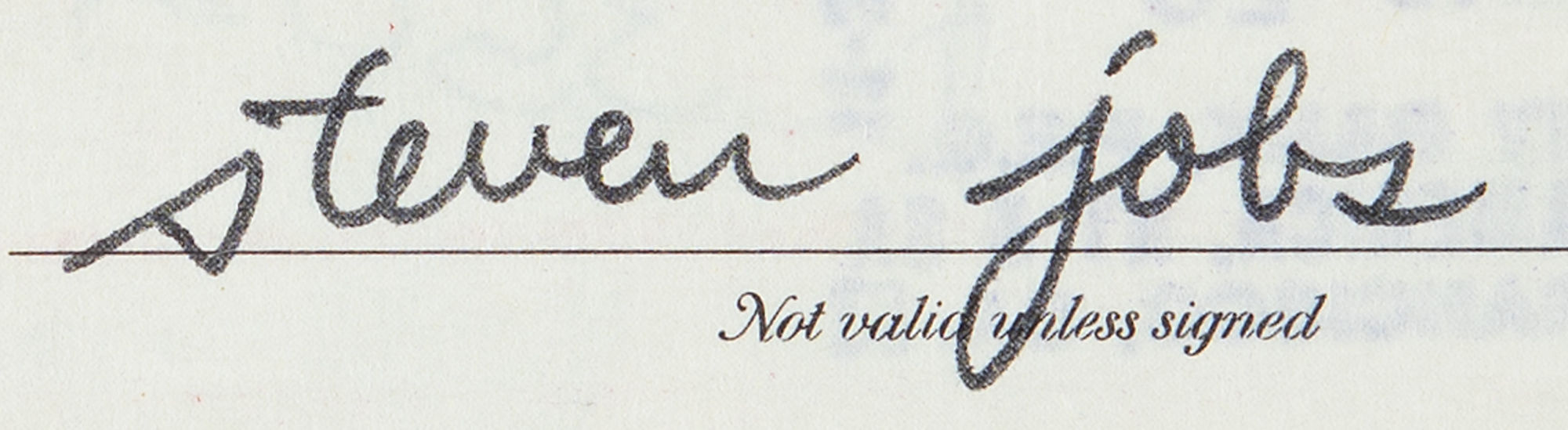 ▲▼ 賈伯斯1976年的簽名支票。（圖／翻攝自RR Auction官網）
